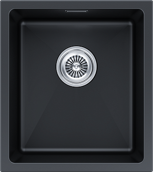 Кухонная мойка Paulmark LUMI 41UNI LU41-AN 45х40 цвет черный